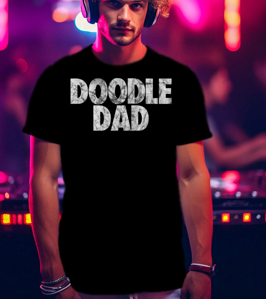 Mens Doodle Dad Goldendoodle Dad T-Shirt