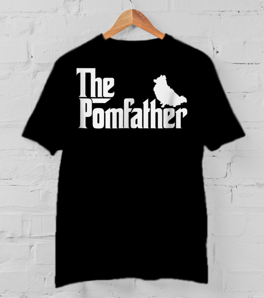 The Pomfather Mens Funny Pomeranian Dad Father T-Shirt