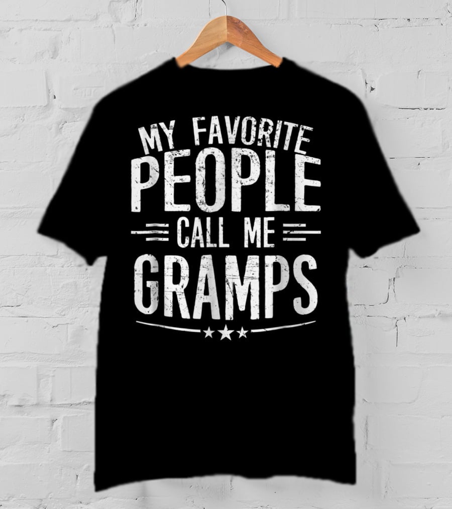 Mens My Favorite People Call Me Gramps T-Shirt