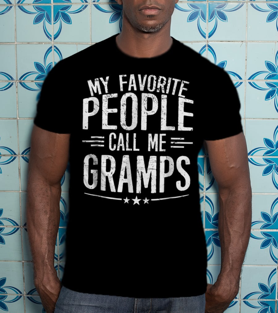 Mens My Favorite People Call Me Gramps T-Shirt