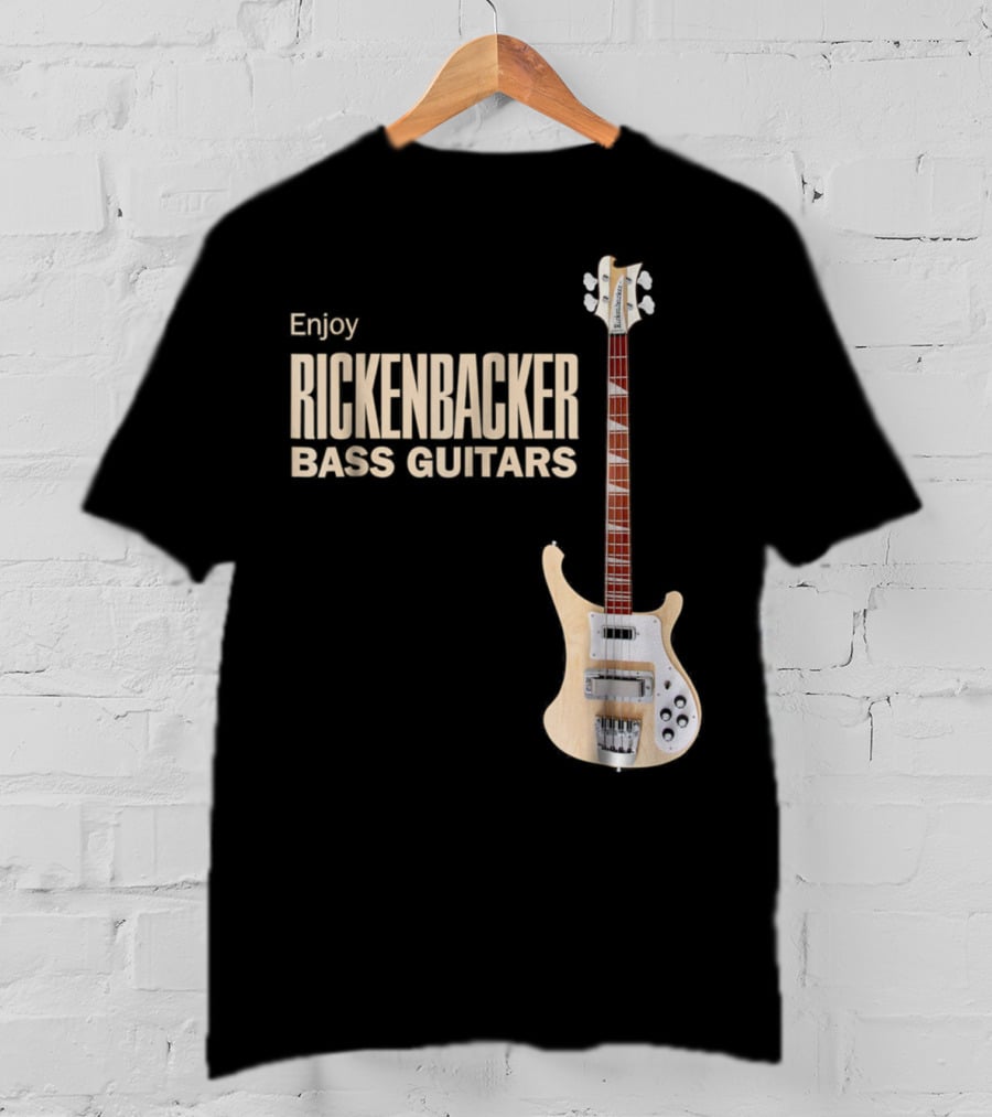 Enjoy Rickenbacker Bass Guitars T-Shirt