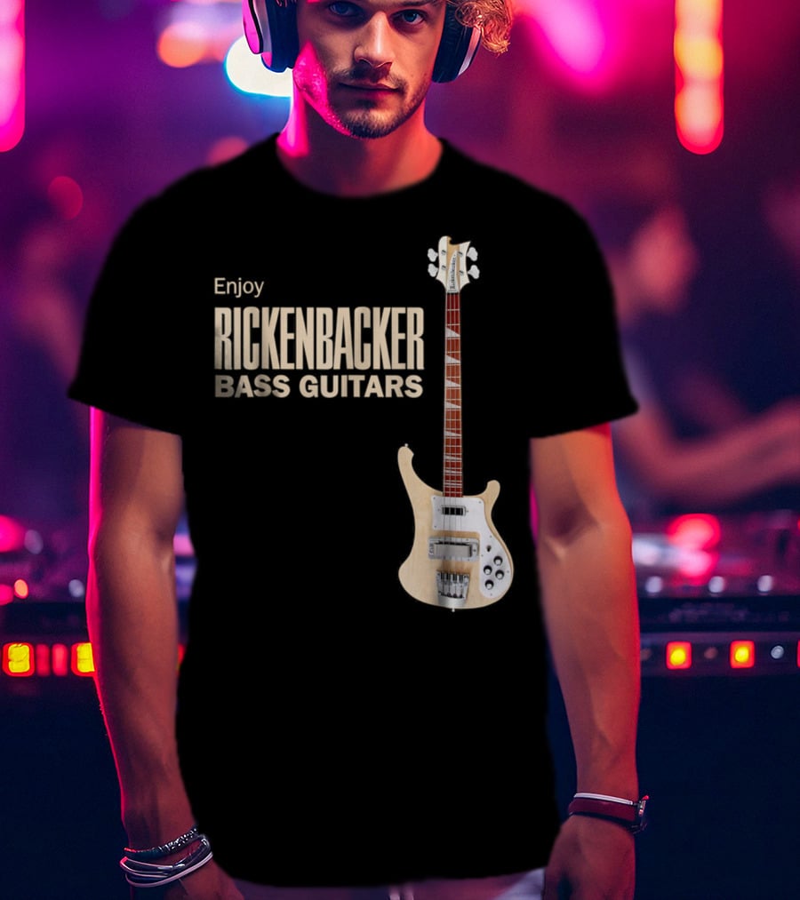 Enjoy Rickenbacker Bass Guitars T-Shirt