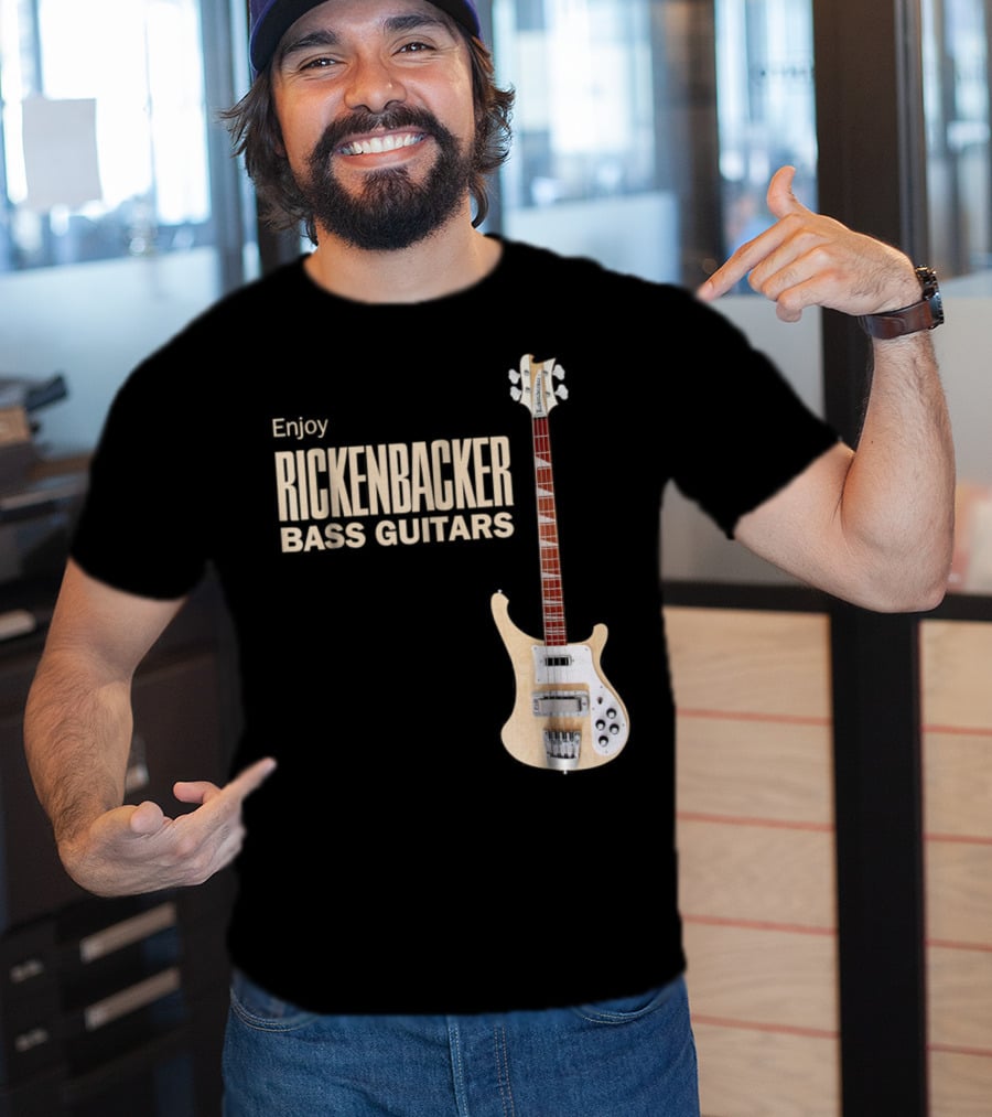 Enjoy Rickenbacker Bass Guitars T-Shirt