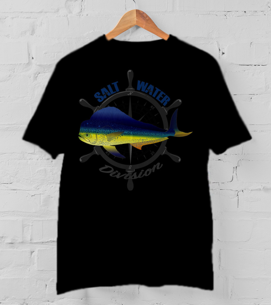 Salt Water Fishing Sea Sport Game Fishin Division T-Shirt