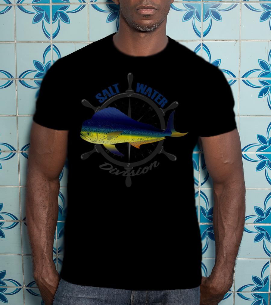 Salt Water Fishing Sea Sport Game Fishin Division T-Shirt