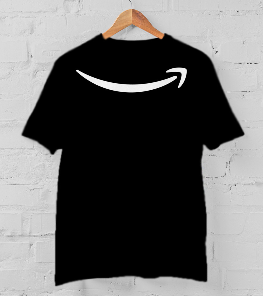 Amazon Smile White T-Shirt
