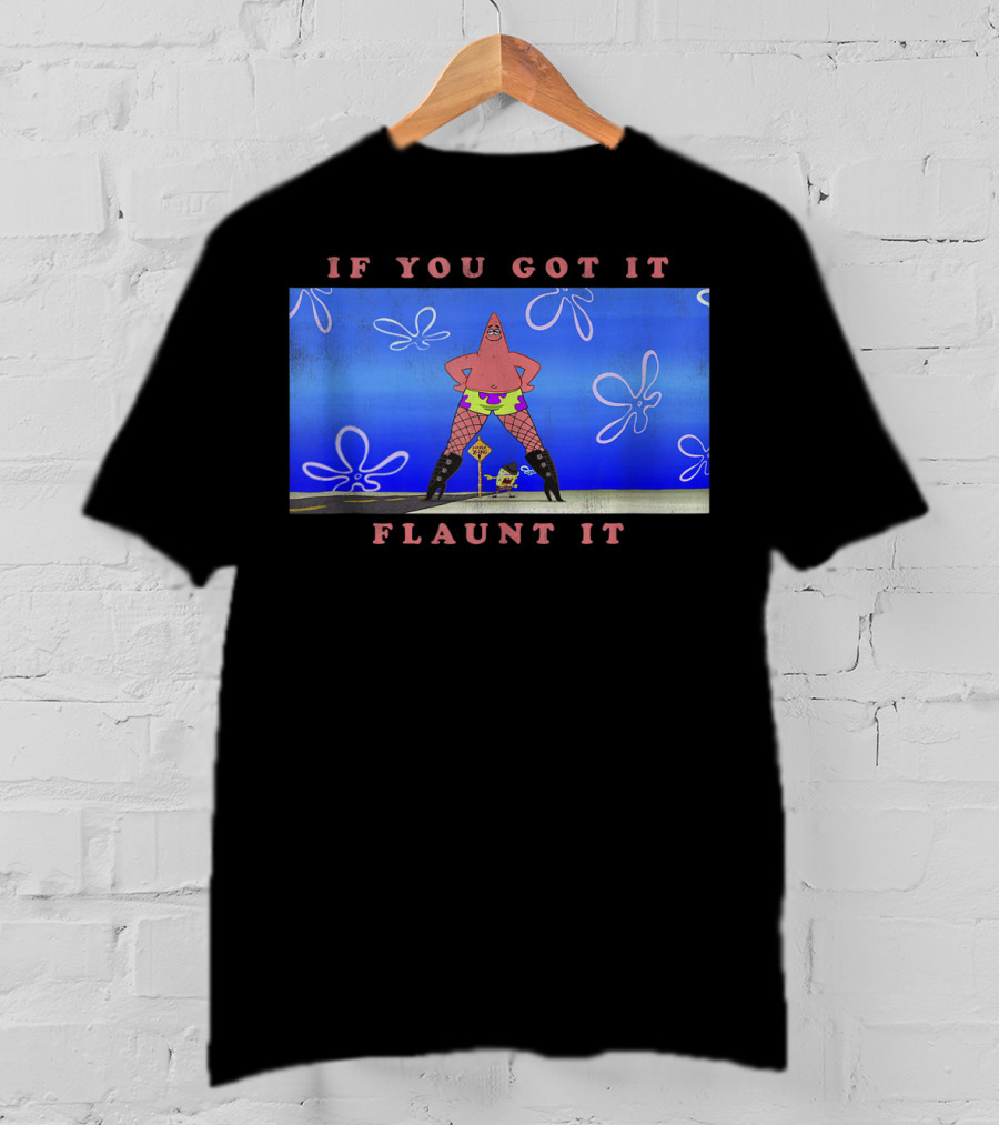 SpongeBob SquarePants Patrick Starfishnets If You Got It Flaunt It Tank T-Shirt