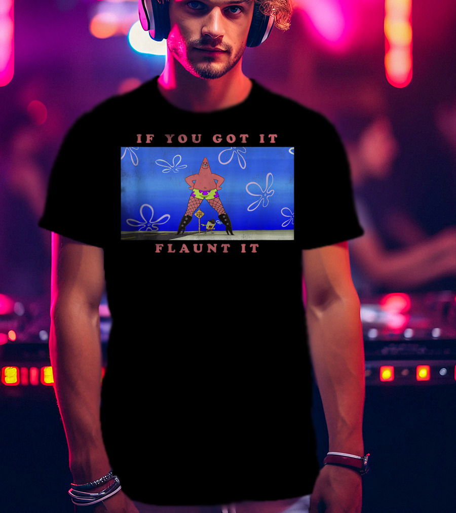 SpongeBob SquarePants Patrick Starfishnets If You Got It Flaunt It Tank T-Shirt
