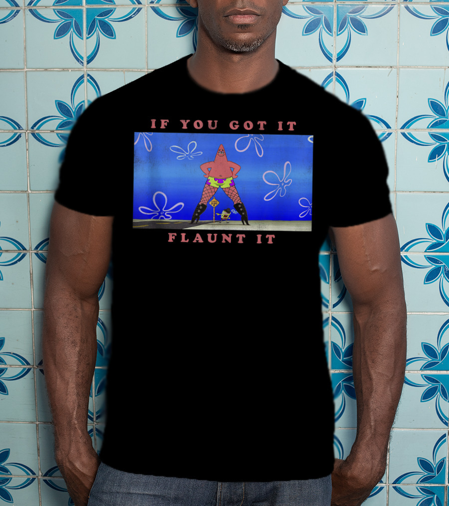 SpongeBob SquarePants Patrick Starfishnets If You Got It Flaunt It Tank T-Shirt