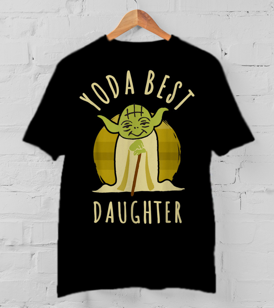 Yoda Best Daughter Cartoon Yoda Star Wars T-Shirt