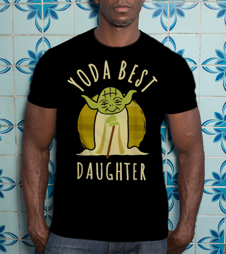 Yoda Best Daughter Cartoon Yoda Star Wars T-Shirt