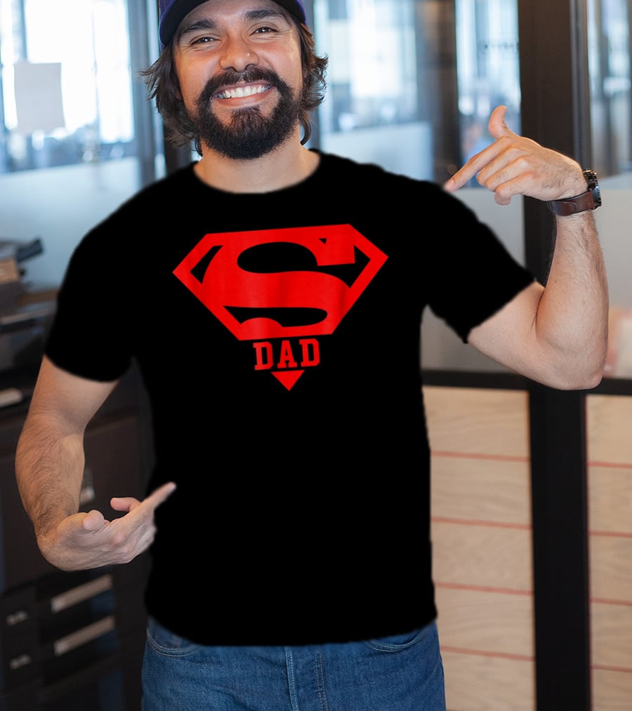 Superdad Superman Logo Dad T-Shirt