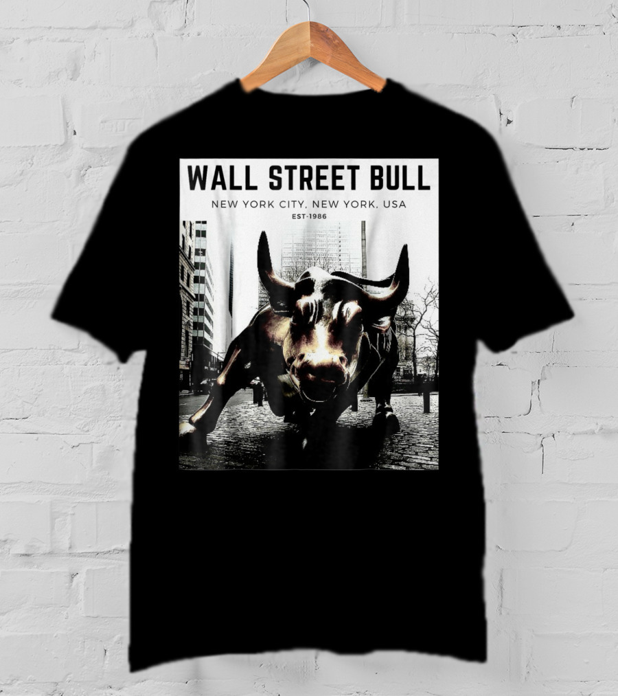 Wall Street Bull New York City EST-1986 T-Shirt