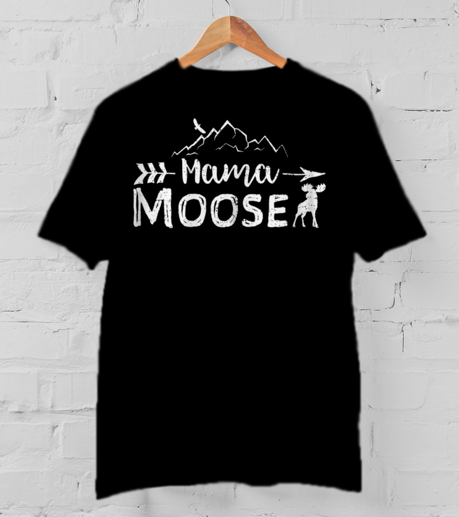 Mama Moose Arrow Mountain Family Matching T-Shirt