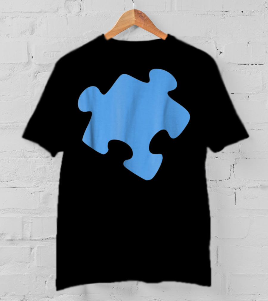 Blue Jigsaw Puzzle Piece T-Shirt