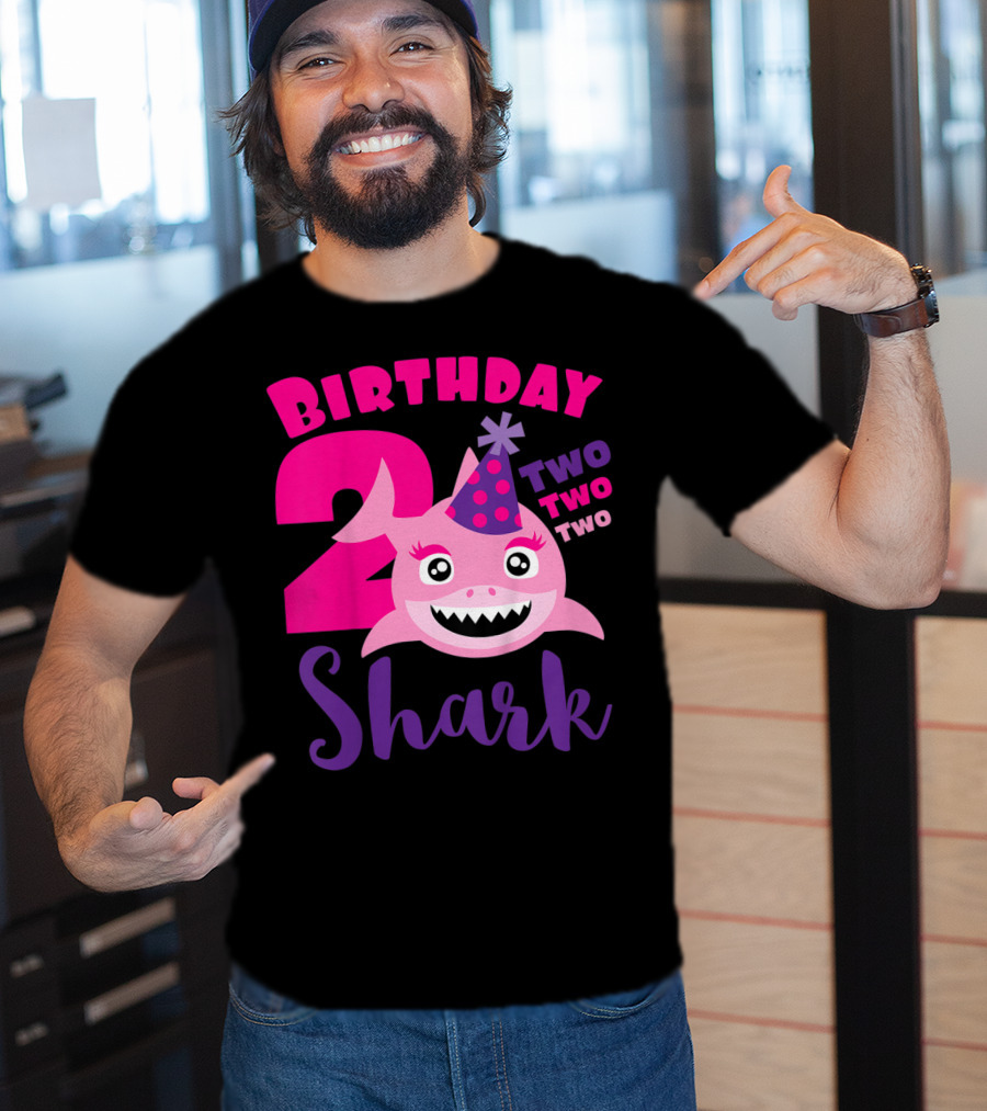 Birthday 2 Shark Two Two Two T-Shirt