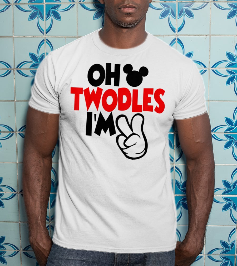 Oh Twodles I'm Two Year Old Birthday T-Shirt