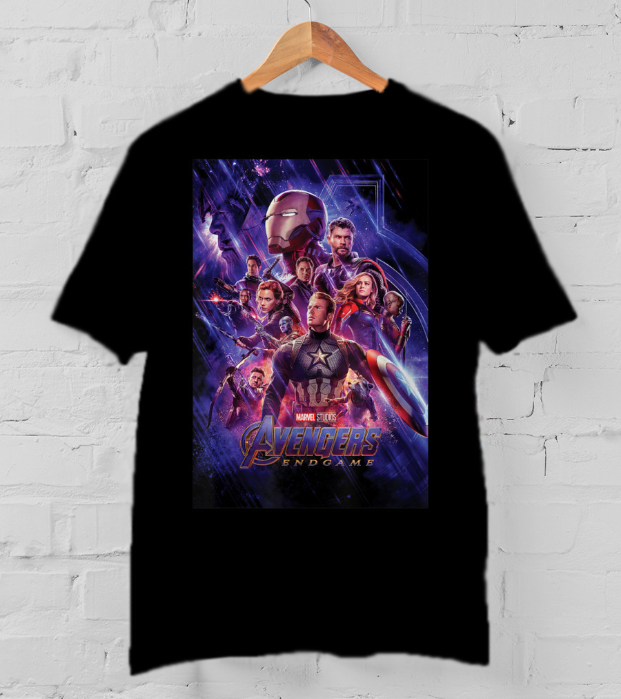 Marvel Studios Avengers Endgame Iconic Heroes Space Group Shot T-Shirt