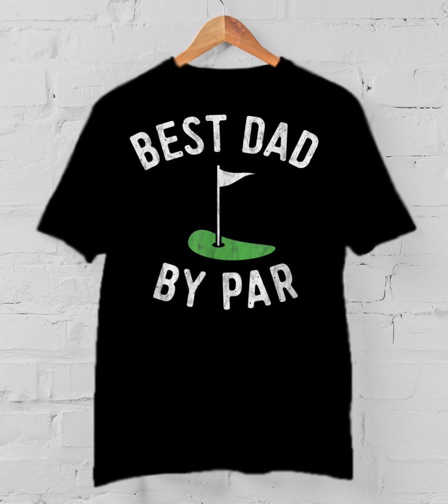 Best Dad By Par Funny Golf Mens T-Shirt