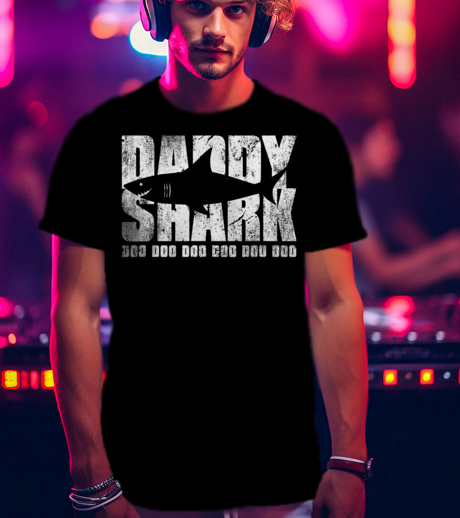 Daddy Shark Doo Doo Doo Mens Cool Daddy Shark T-Shirt