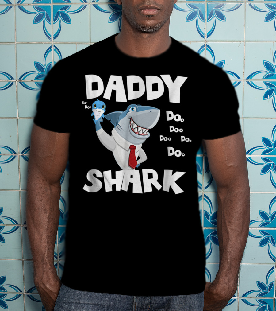 Daddy Shark Doo Doo Doo Mens Awesome T-Shirt