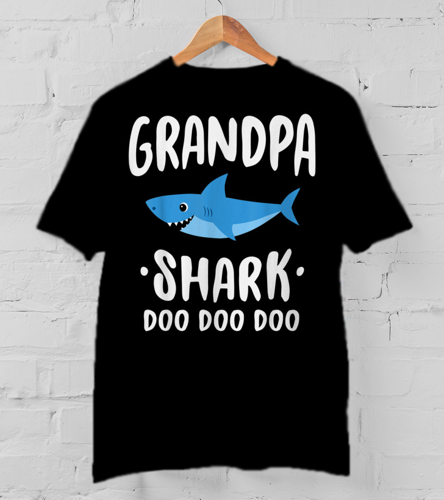 Grandpa Shark Doo Doo Doo T-Shirt