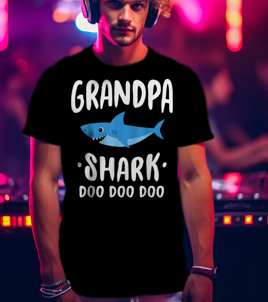 Grandpa Shark Doo Doo Doo T-Shirt