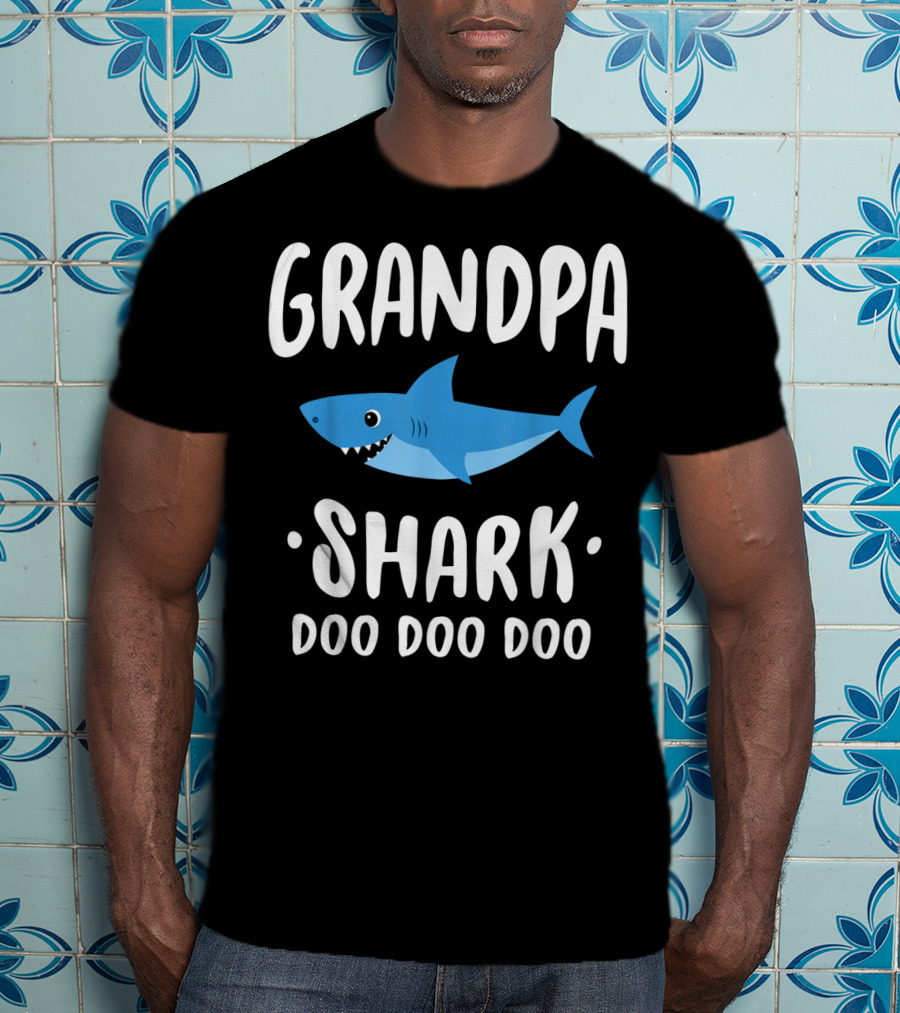 Grandpa Shark Doo Doo Doo T-Shirt
