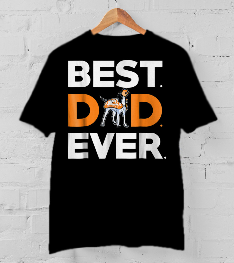 Tennessee Volunteers Smokey Best Dad Ever T-Shirt