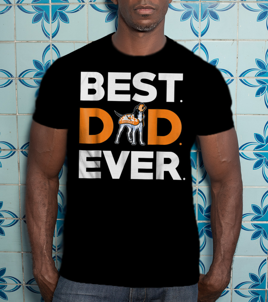 Tennessee Volunteers Smokey Best Dad Ever T-Shirt