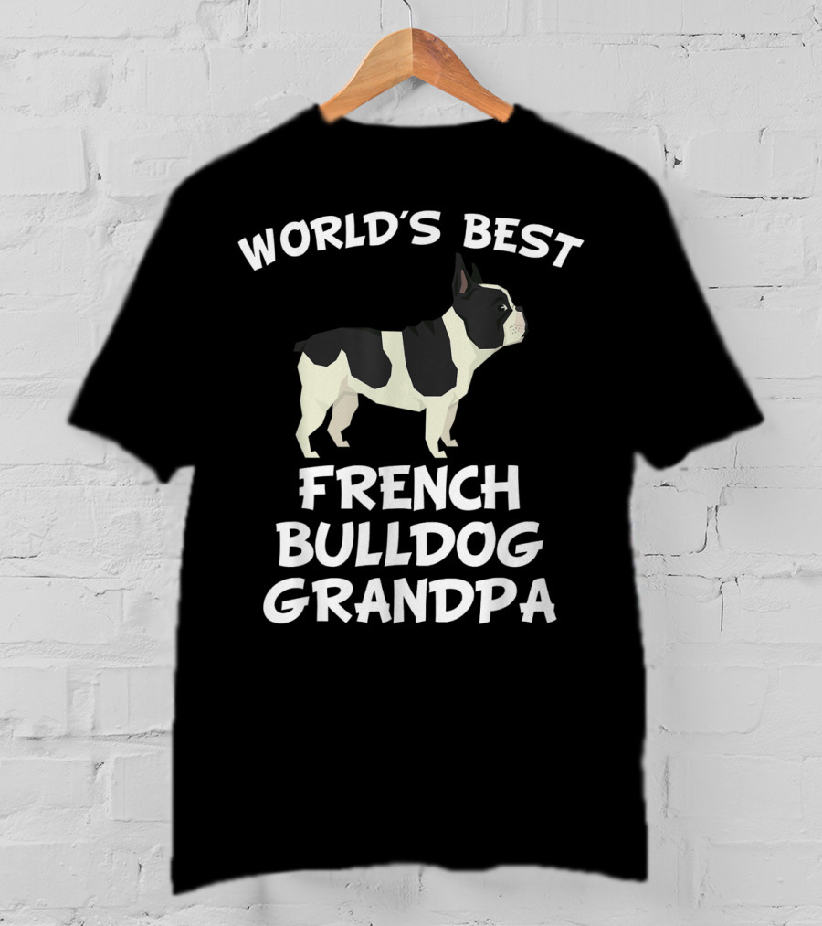 World's Best French Bulldog Grandpa T-Shirt