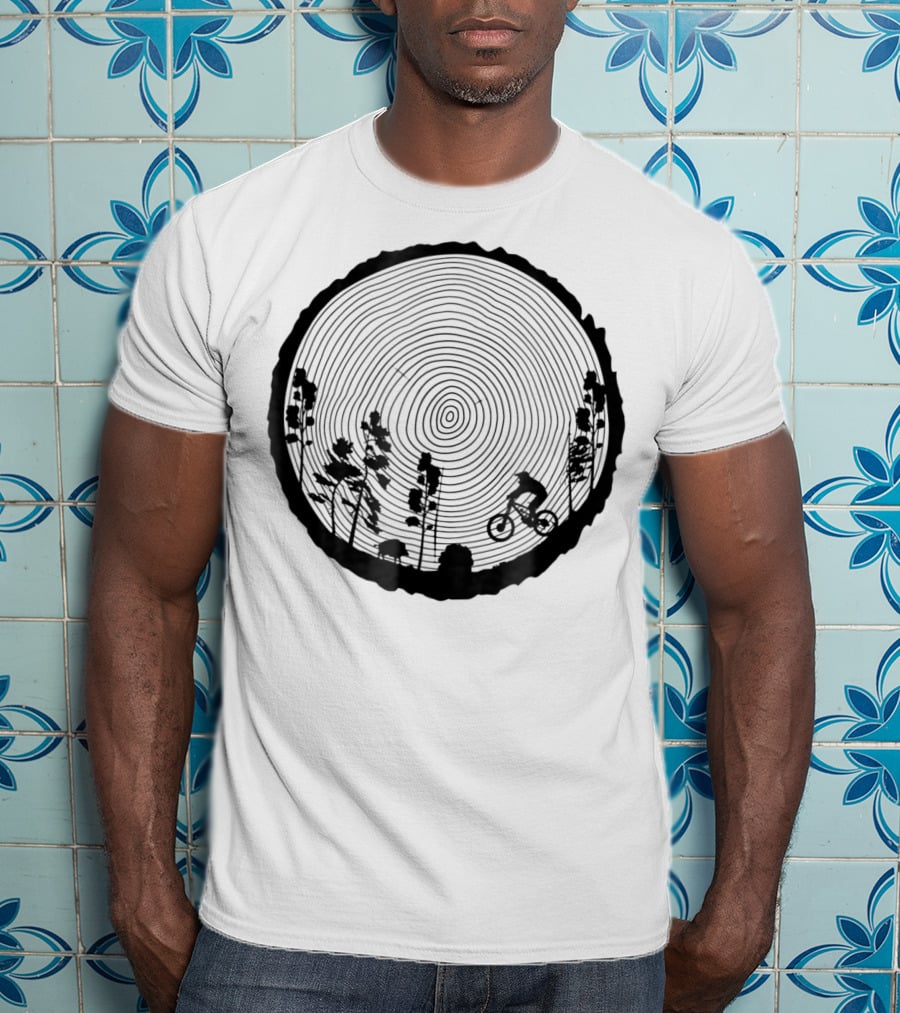 Mountain Bike MTB Downhill Wood Trail Singletrack Adventure T-Shirt