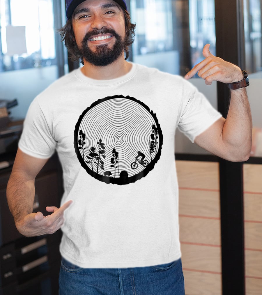 Mountain Bike MTB Downhill Wood Trail Singletrack Adventure T-Shirt