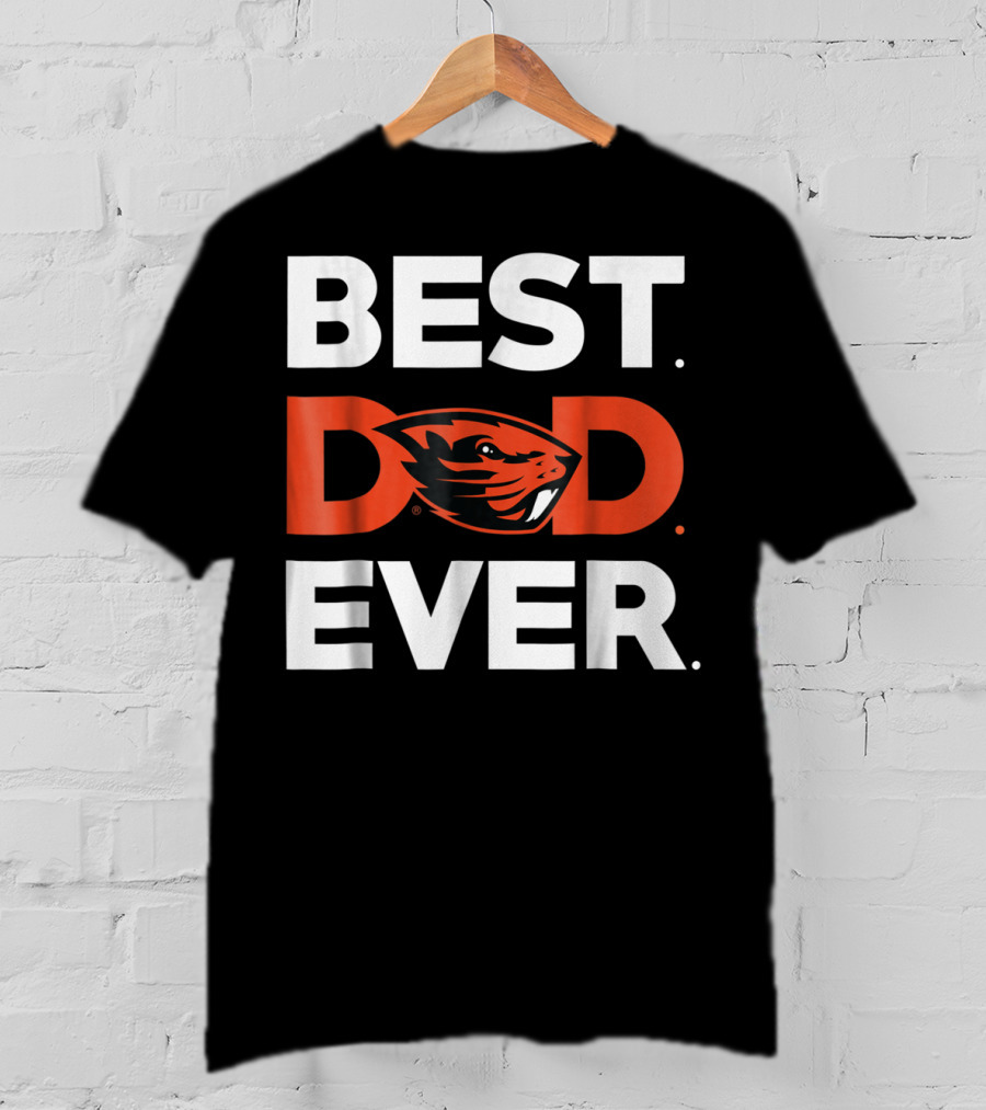 Oregon State Beavers Best Dad Ever T-Shirt