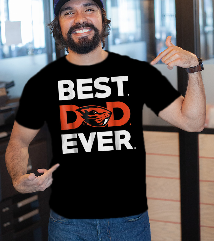 Oregon State Beavers Best Dad Ever T-Shirt