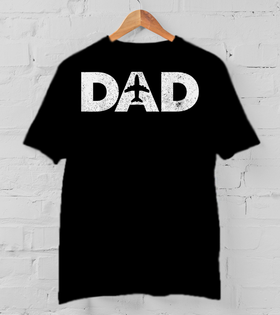 Dad Airplane Pilot Father's Day Aviat T-Shirt