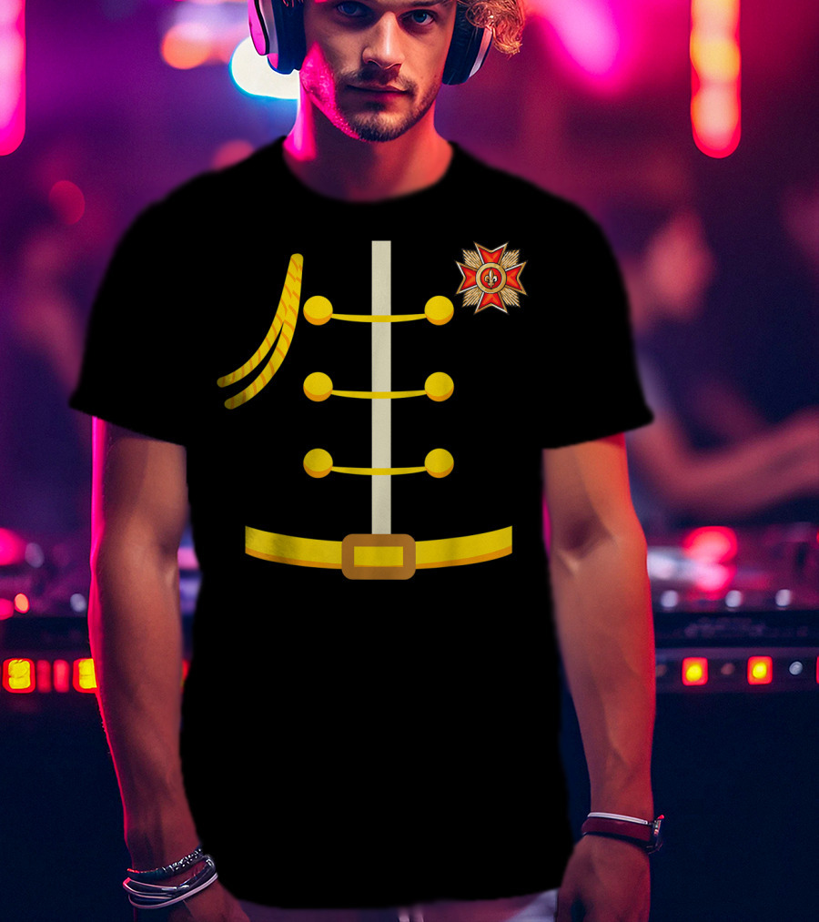 Prince Charming Outfit Cool Magical Monarch Iconic Royal Military Jacket T-Shirt
