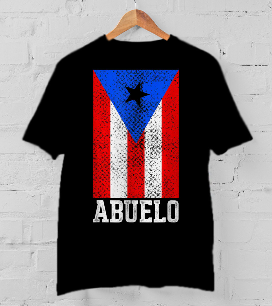 Puerto Rico Flag Abuelo T-Shirt