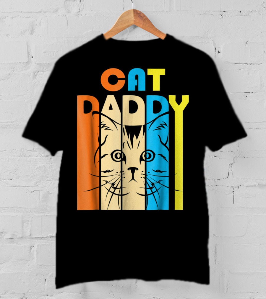 CAT DADDY Retro Vintage T-Shirt