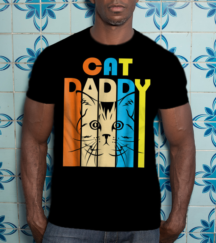 CAT DADDY Retro Vintage T-Shirt