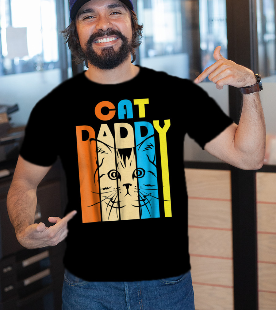 CAT DADDY Retro Vintage T-Shirt