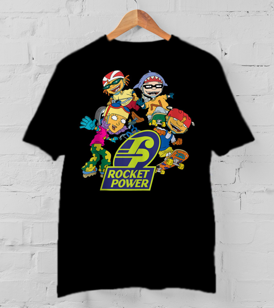 Rocket Power Characters Logo 90s Cartoon T-Shirt
