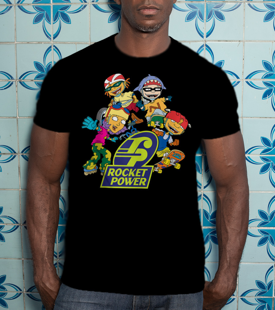 Rocket Power Characters Logo 90s Cartoon T-Shirt