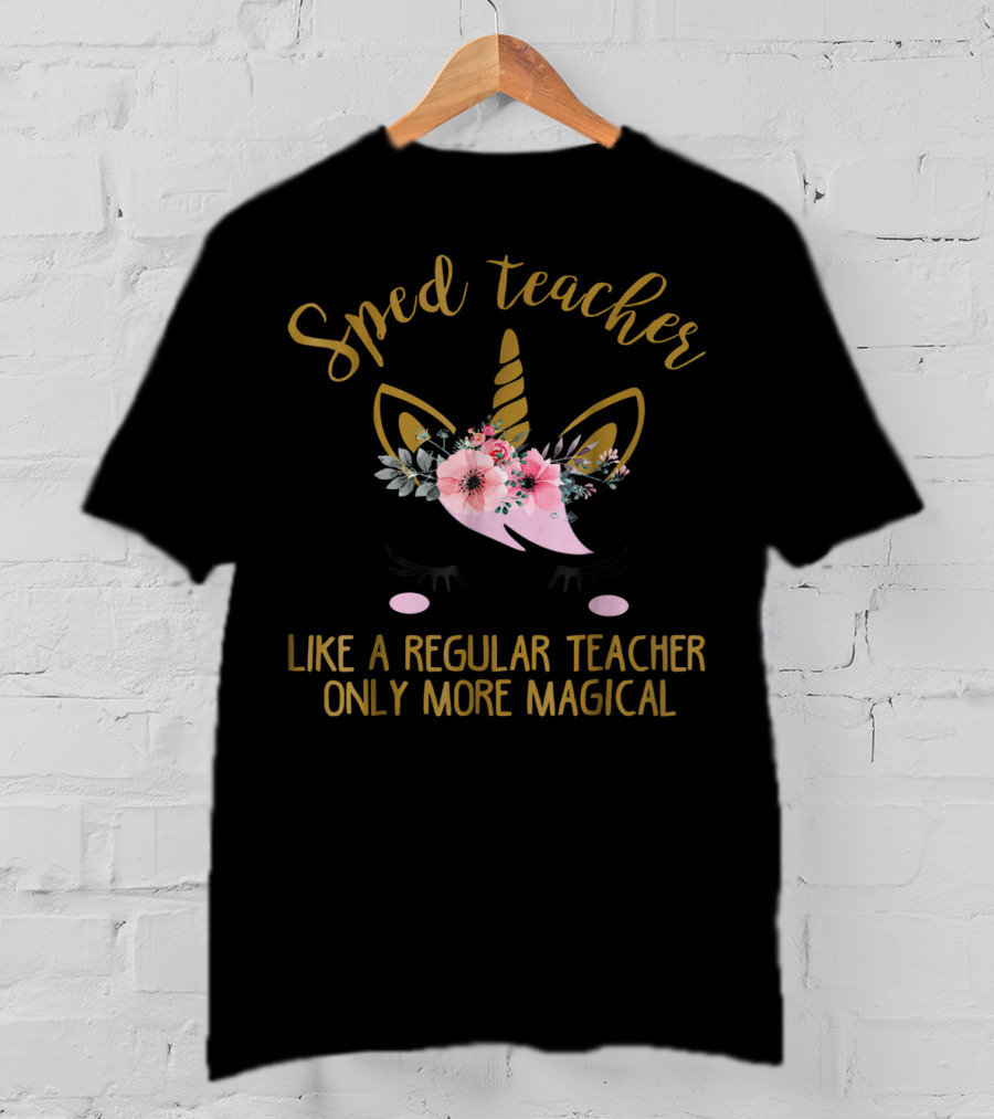 Sped Teacher Like A Regular Teacher Only More Magical T-Shirt