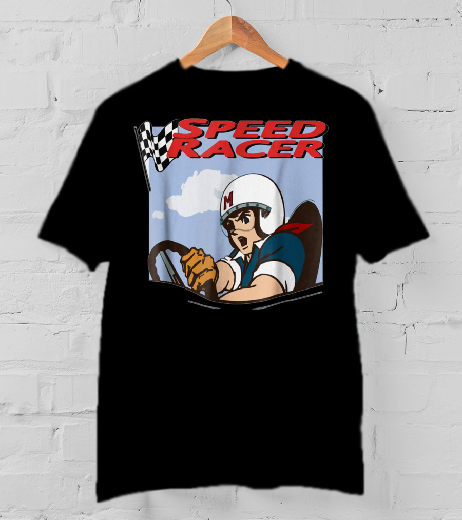 Speed Racer Classic Cartoon Driver Racing Adventure T-Shirt