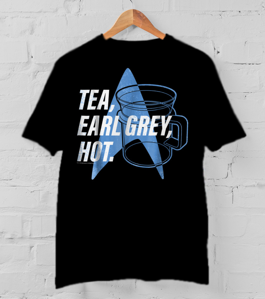 Star Trek Next Generation Tea Earl Grey Hot Vintage Logo Mug T-Shirt