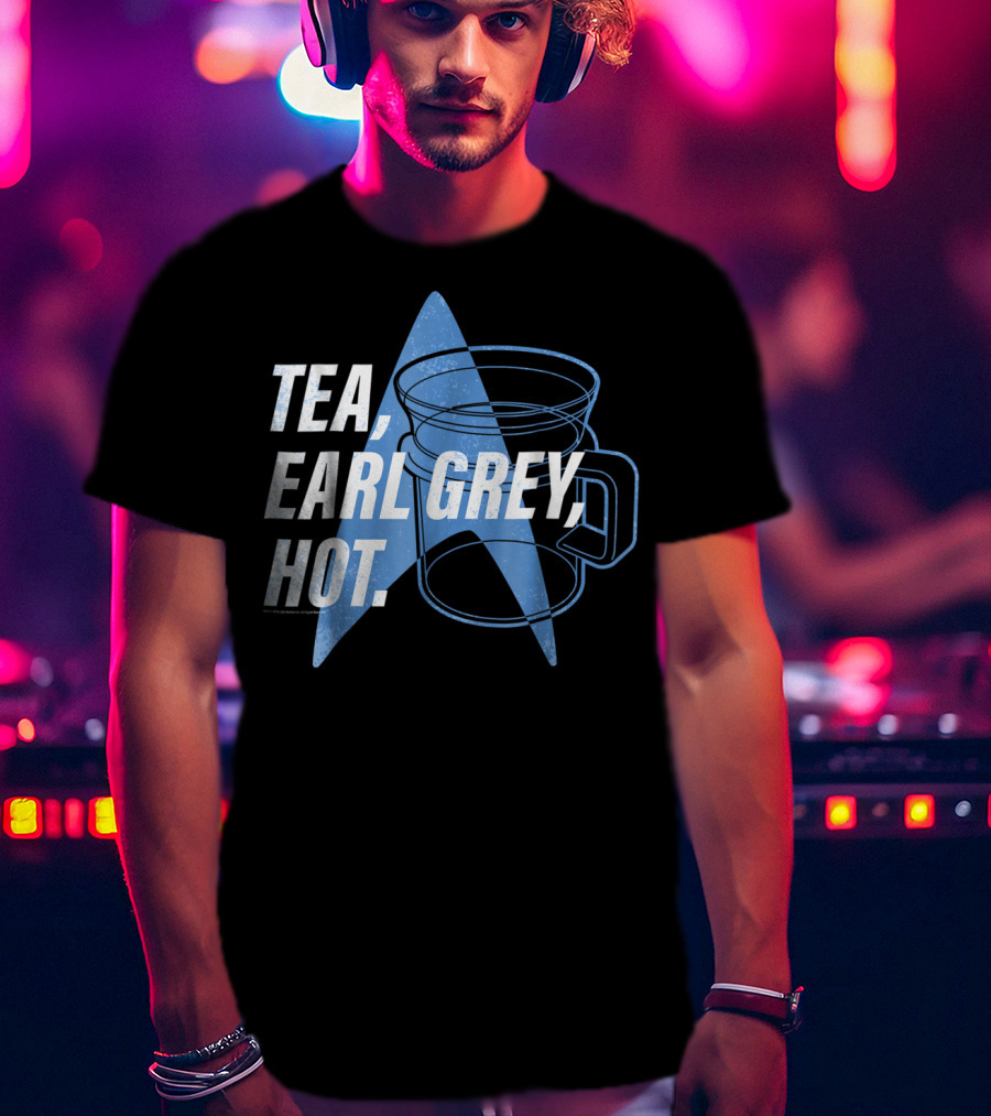 Star Trek Next Generation Tea Earl Grey Hot Vintage Logo Mug T-Shirt