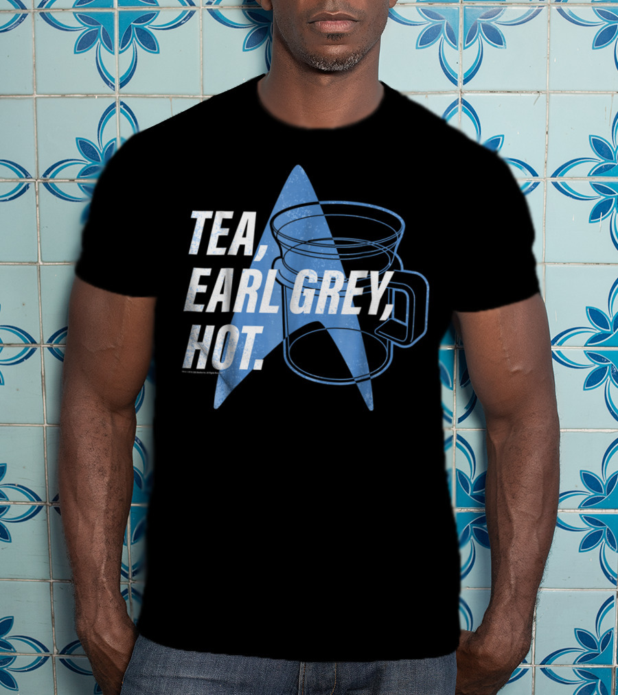 Star Trek Next Generation Tea Earl Grey Hot Vintage Logo Mug T-Shirt
