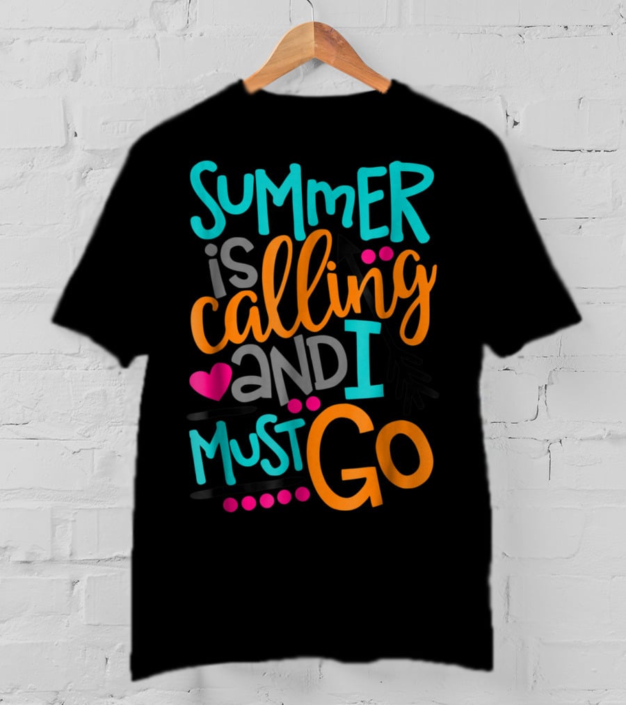 Summer Is Calling And I Must Go Heart Arrow T-Shirt