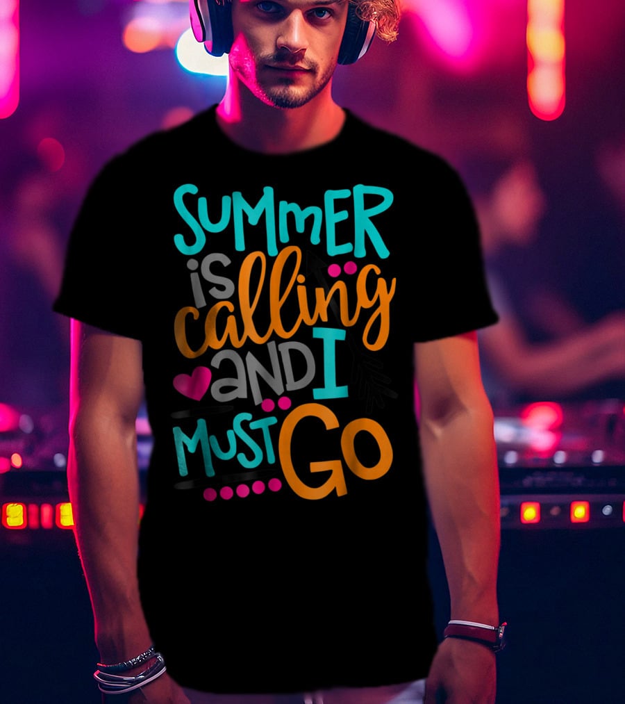 Summer Is Calling And I Must Go Heart Arrow T-Shirt